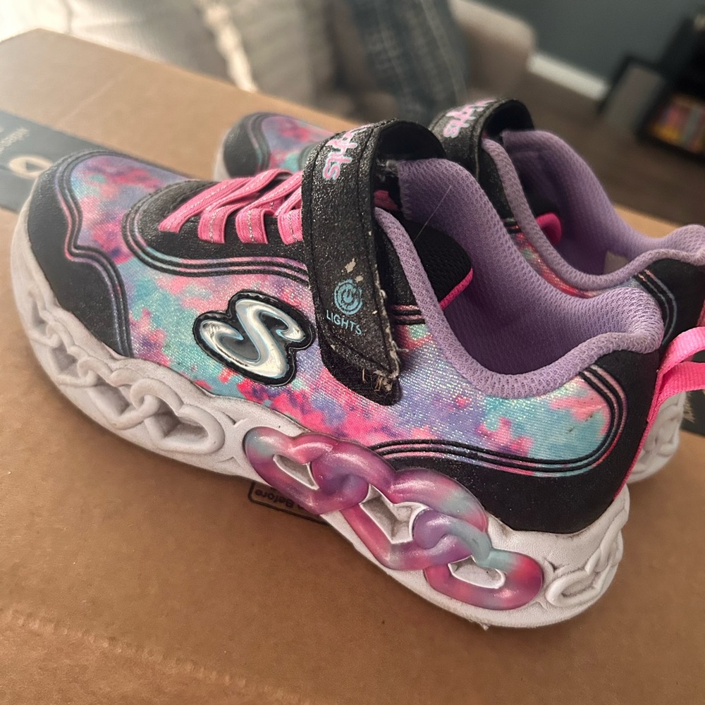 Skechers Kids' Light-Up Sneakers - Multicolor girls
